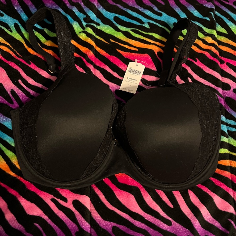 NWT Soma 36DDD Black Lace Underwire Bra